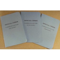 Candidate Cipher (set of three)