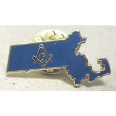 State of Massachusetts Pin
