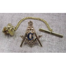 Square and Compasses Tie Tack