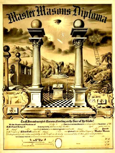Masonic diploma